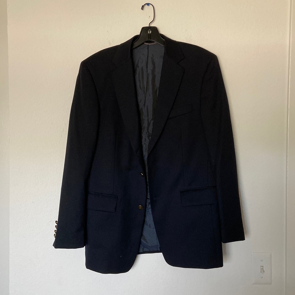 Pierre Cardin Navy Blue Mens Formal Blazer